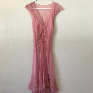 100% Silk Max Studio Special Edition Beaded Dress